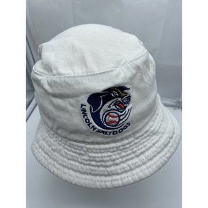 Lincoln Salt Dogs US Bank White Kids Bucket Hat Promo SGA